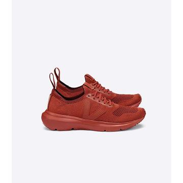 Veja V-KNIT VEJA X RICK OWENS FULL RUST Men's Running Shoes Red | NZ 158AHK